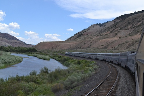 Hugging the Colorado River near Glenwood Springs, CO